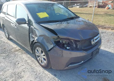 2017 Honda Odyssey Ex-L z USA, uszkodzony, nr VIN 5FNRL5H68HB008171